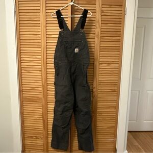 Carhartt Men’s Rugged Flex Relax Fit Canvas Bob Overalls 32x32 - Brand New!